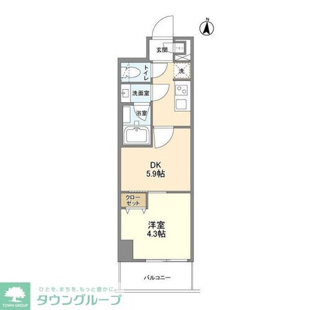 リテラス三ノ輪の物件間取画像